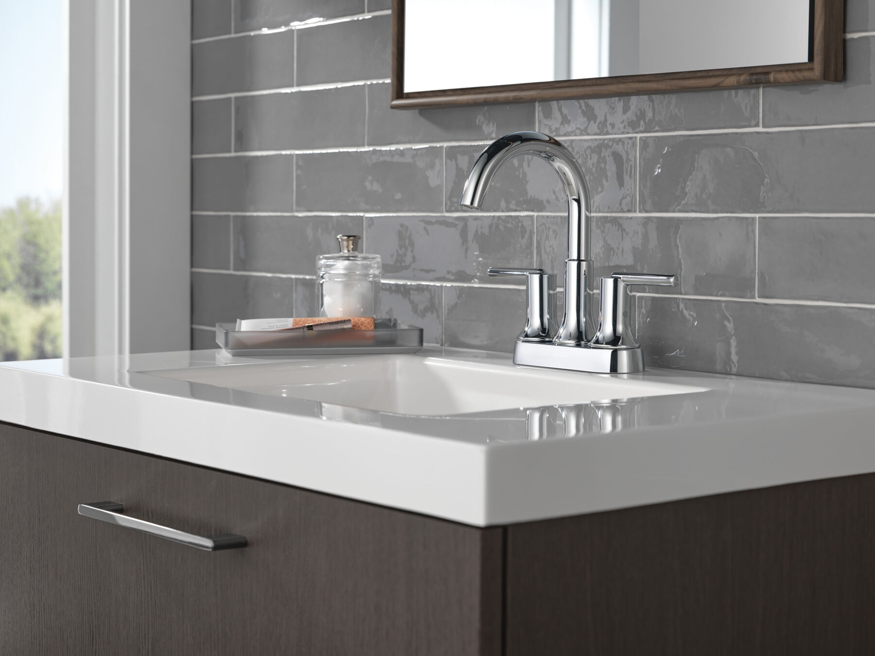 Llave para baño de combinación con dos manijas, imagen 3