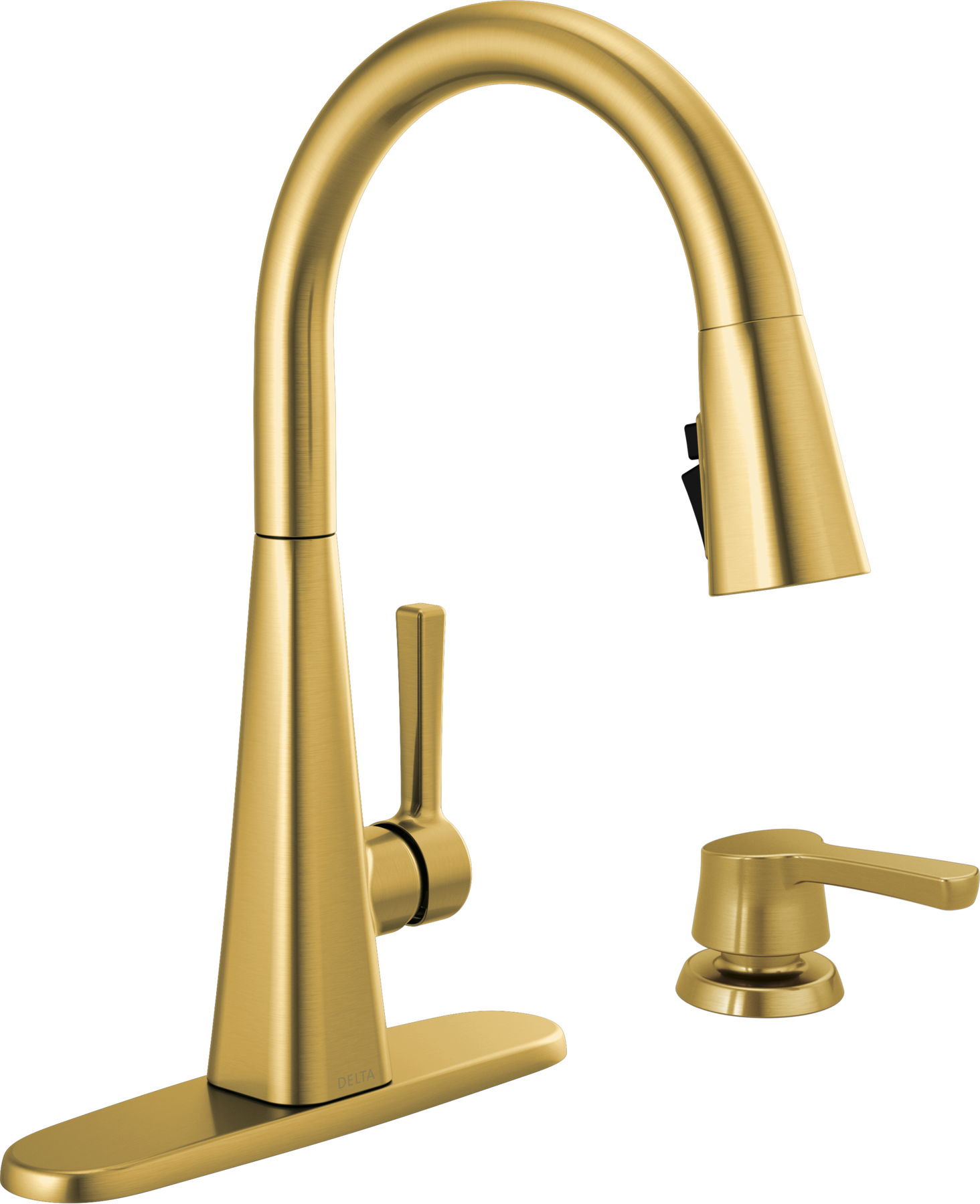Pull-Down Kitchen Faucet with Soap Dispenser Bundle, image 1