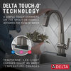 Llave deslizable monomando para barra/encimera con tecnología Touch<sub>2</sub>O