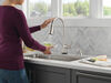 Single Handle Pull-Down Touch<sub>2</sub>O® Technology Kitchen Faucet with Touchless Technology and Soap Dispenser