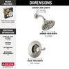 Accesorios de ducha serie 14 con conjunto interior