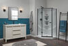 38x38 Corner Shower Bundle with Door - Classic Neo with Direct-to-Stud Wall Set