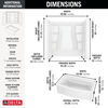 60x32 Alcove Bathtub Bundle without Door - Left Drain
