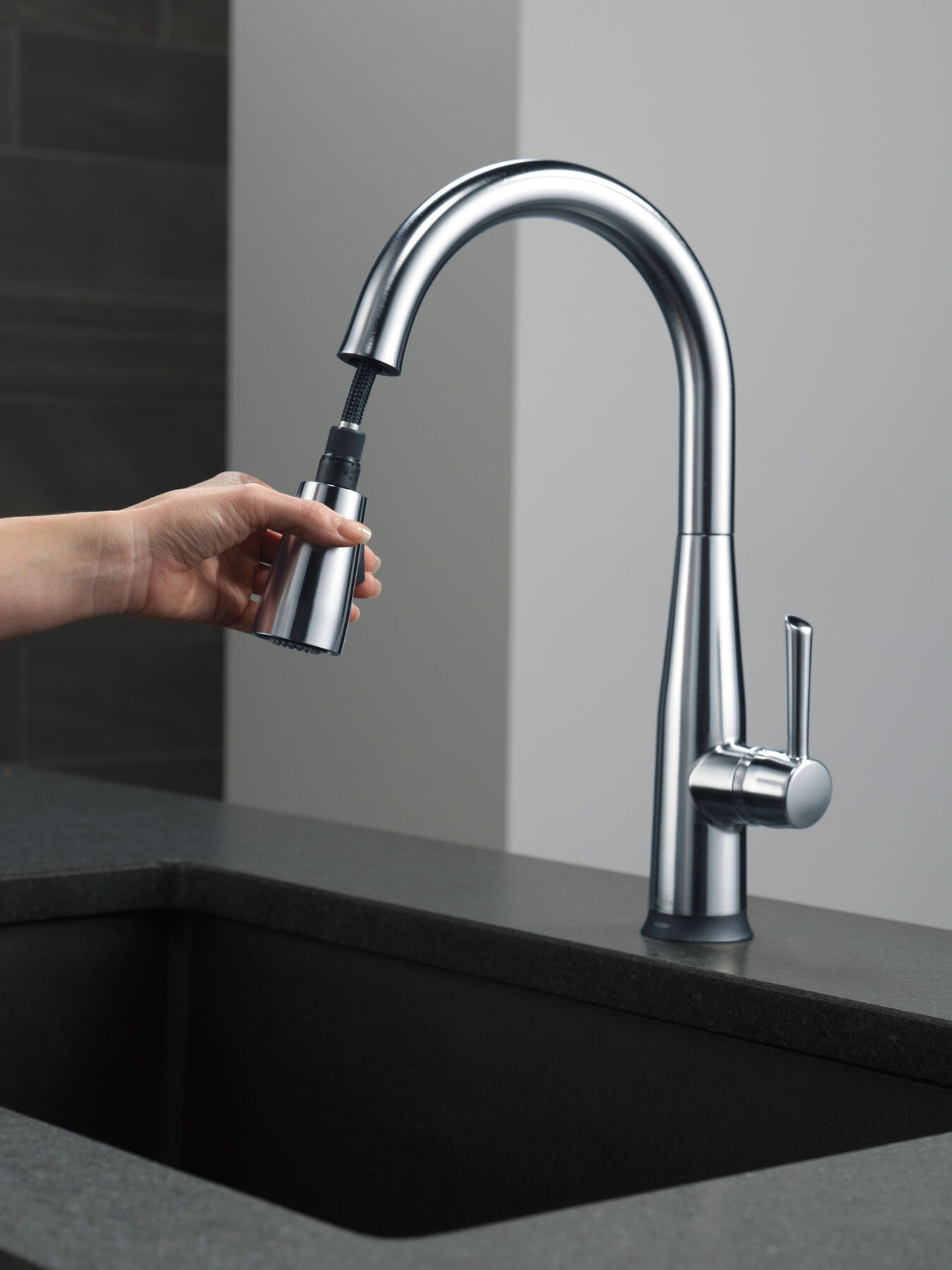 VoiceIQ® Single Handle Pull-Down Faucet with Touch<sub>2</sub>O® Technology, image 10