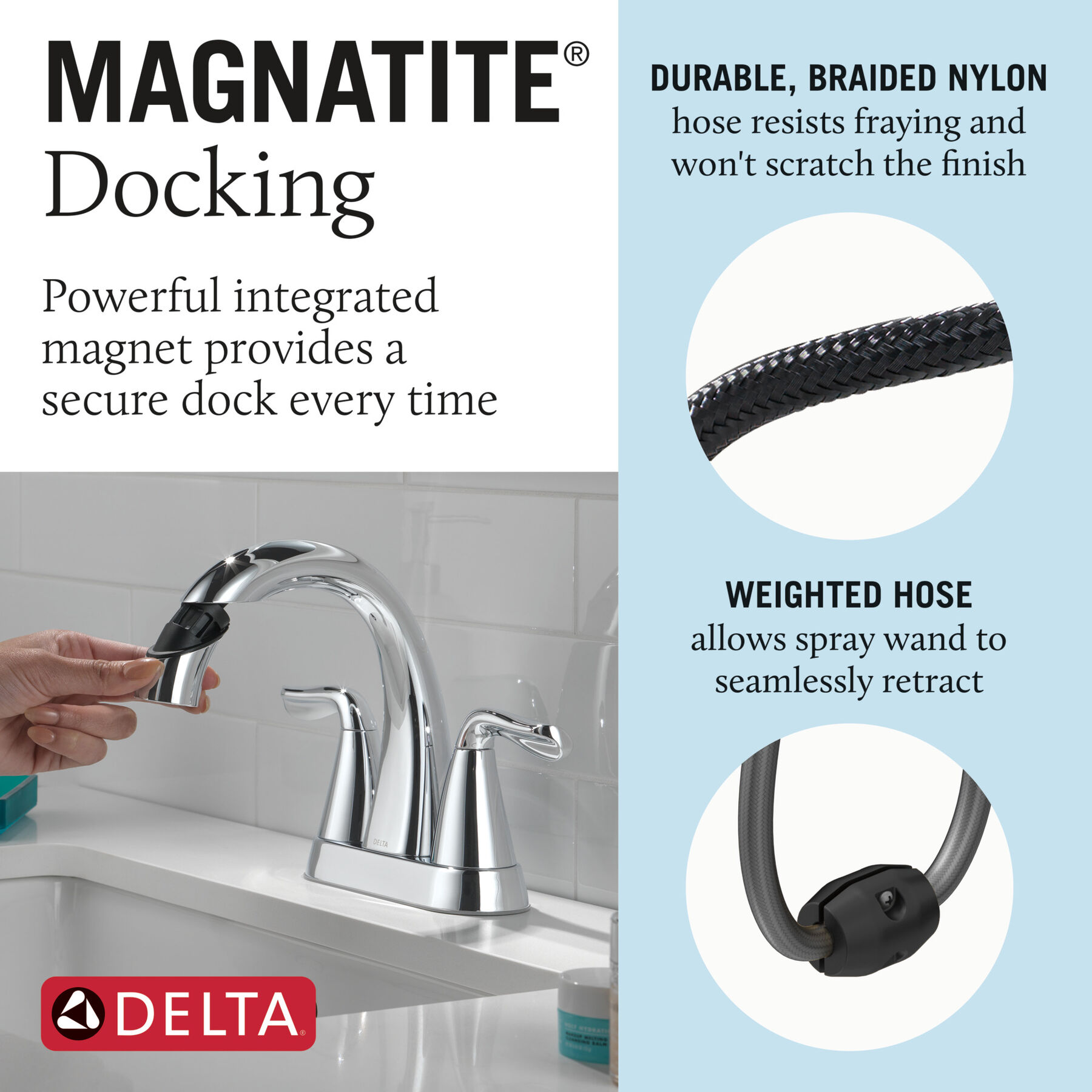 Llave para baño extensible de combinación de dos manijas, imagen 8