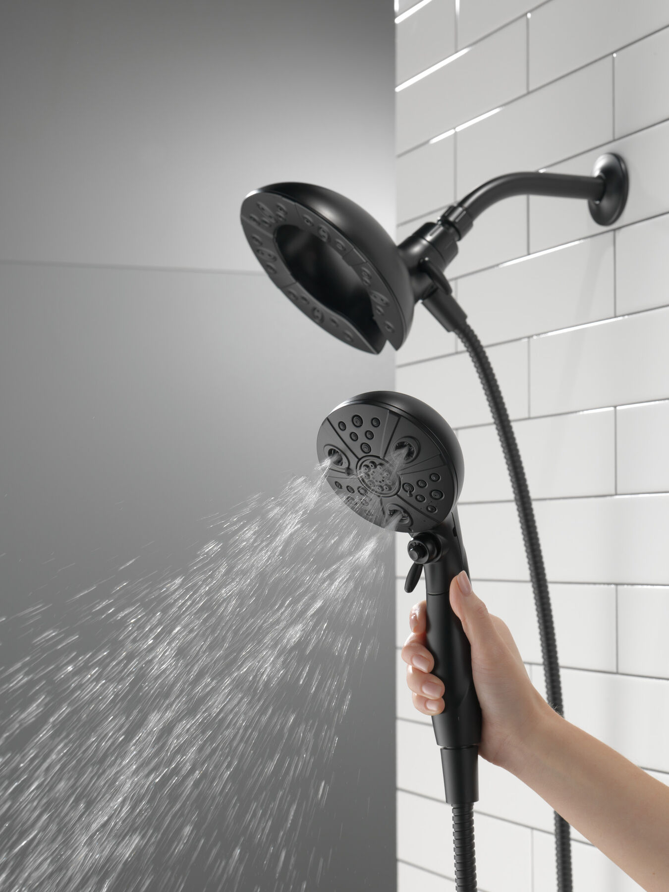 Ducha dos en uno H2Okinetic® In2ition® de 5 funciones, imagen 4