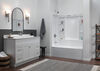 60x32 Alcove Bathtub Bundle with Trim, Drain and Overflow - Left Drain