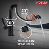 Llave para cocina extensible de una manija