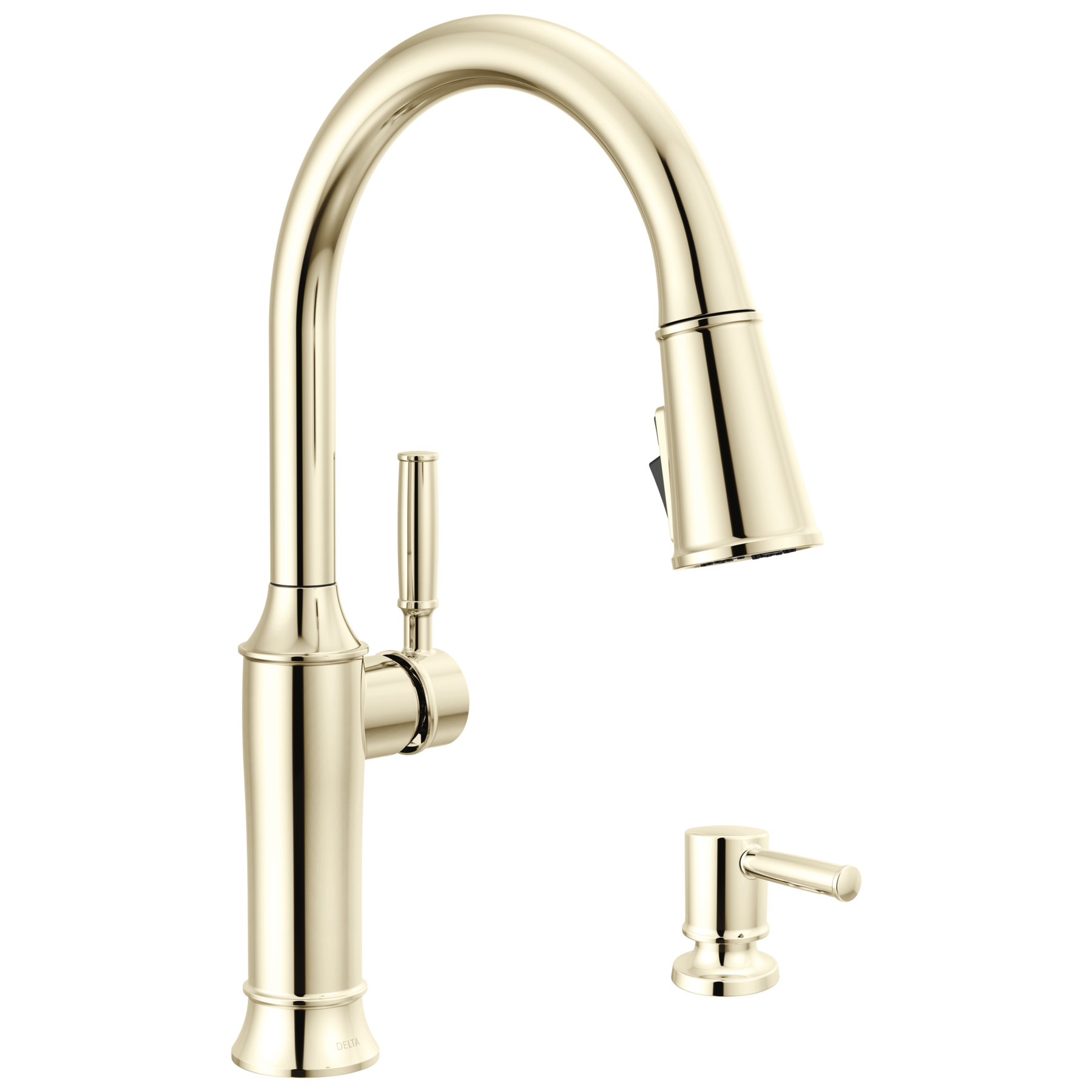 Pull-Down Kitchen Single Handle with Soap Dispenser Bundle