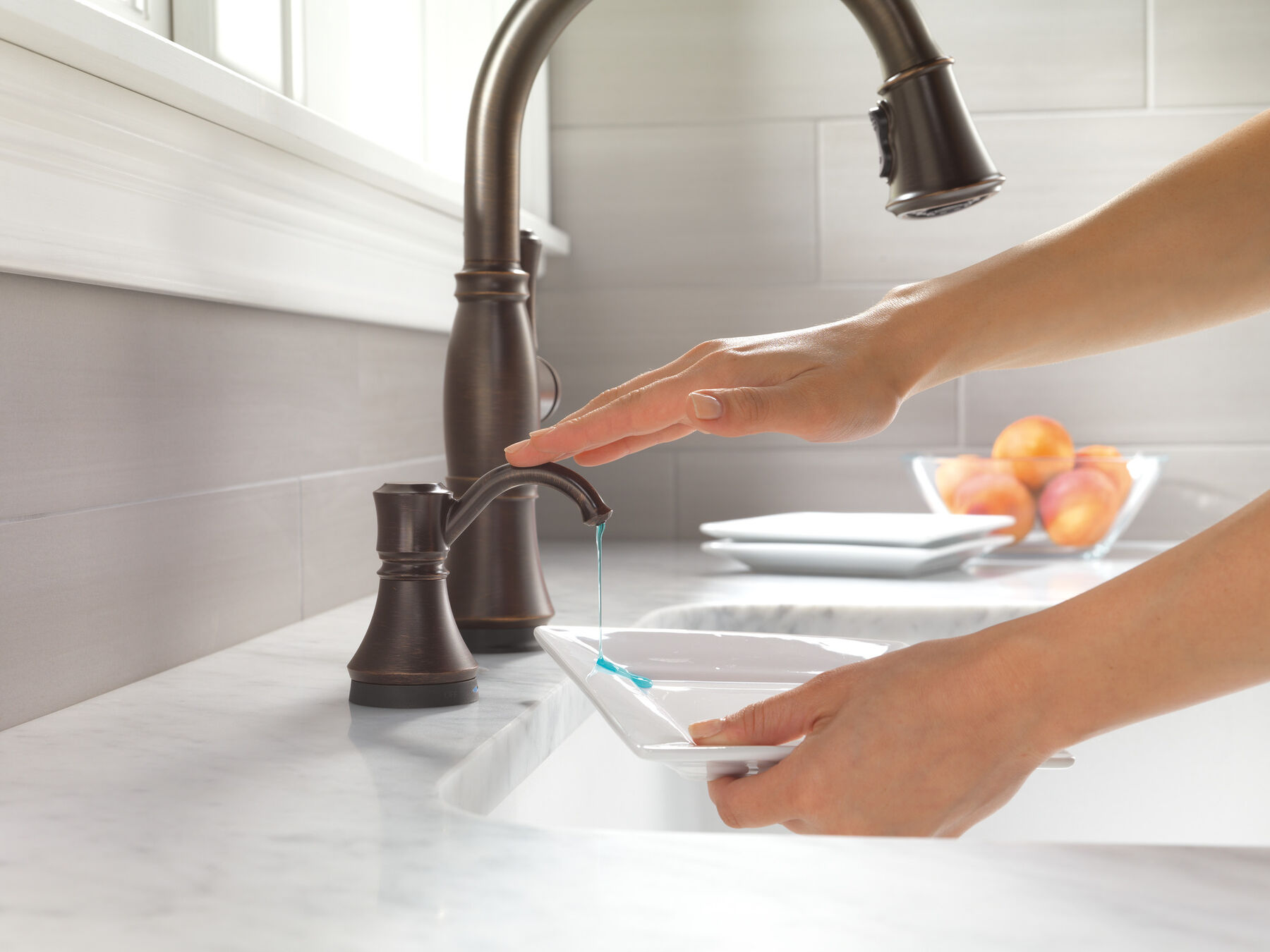 Llave para cocina monomando extensible con tecnologías Touch<sub>2</sub>O® y ShieldSpray®, imagen 15