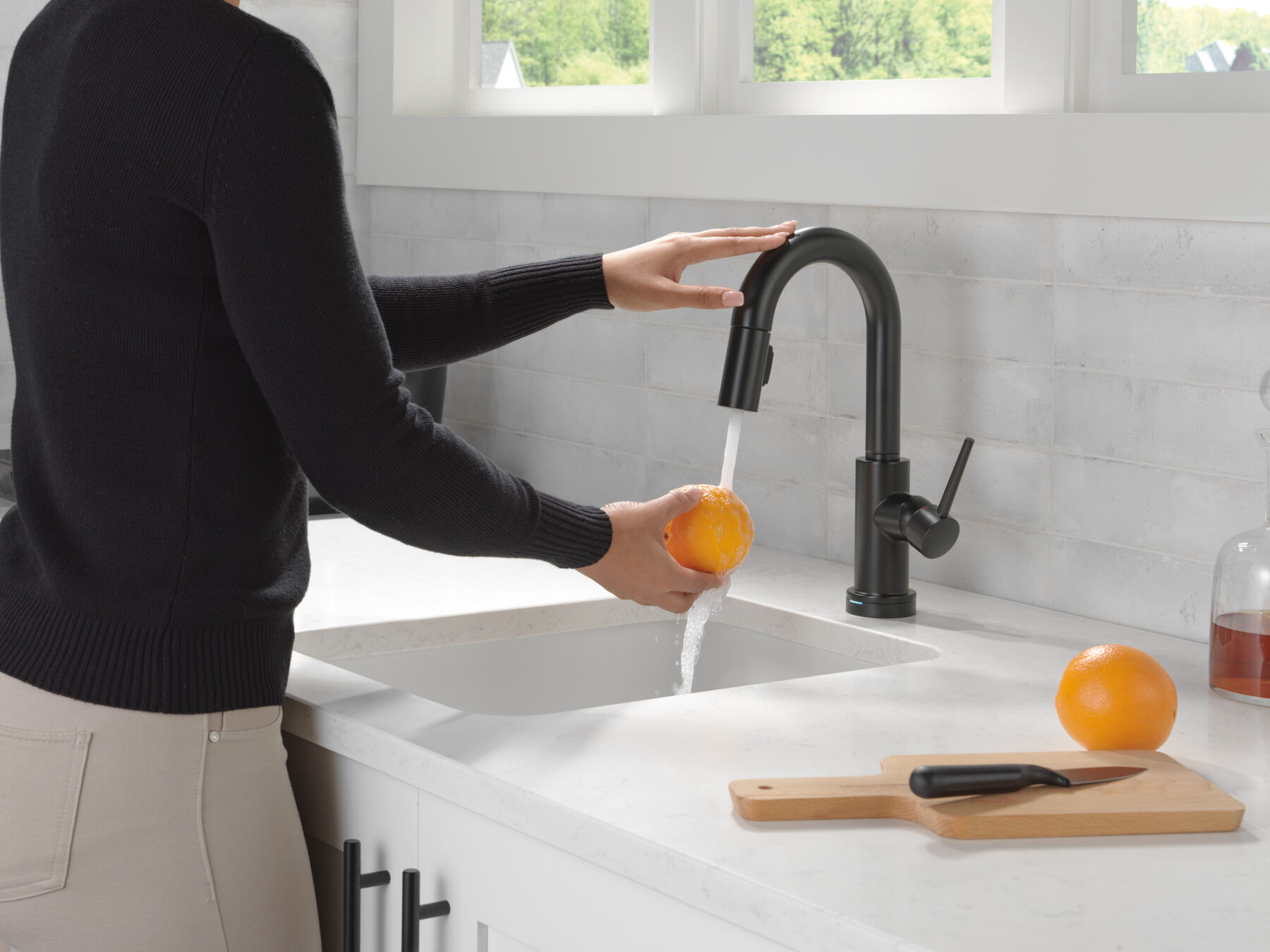 Llave para barra/encimera monomando extensible con tecnología Touch<sub>2</sub>O®, imagen 5