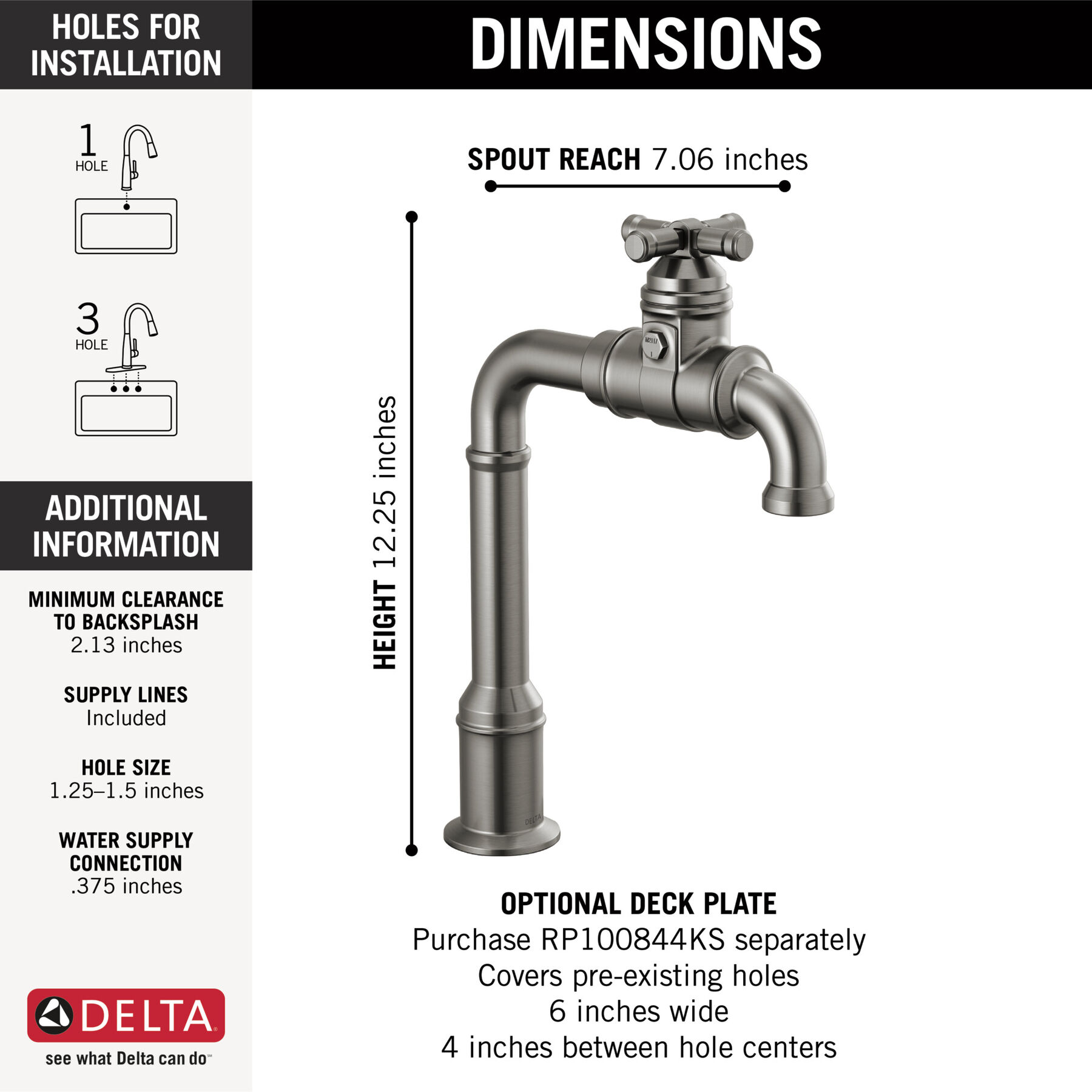 Llave para cocina con estilo de bar auténtico, imagen 1