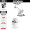 Widespread Lavatory Faucet with Shower Trim Bundle - 14 Series