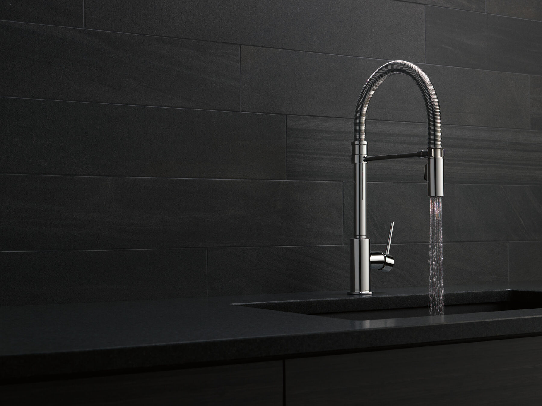 Single-Handle Pull-Down Spring Kitchen Faucet, image 23