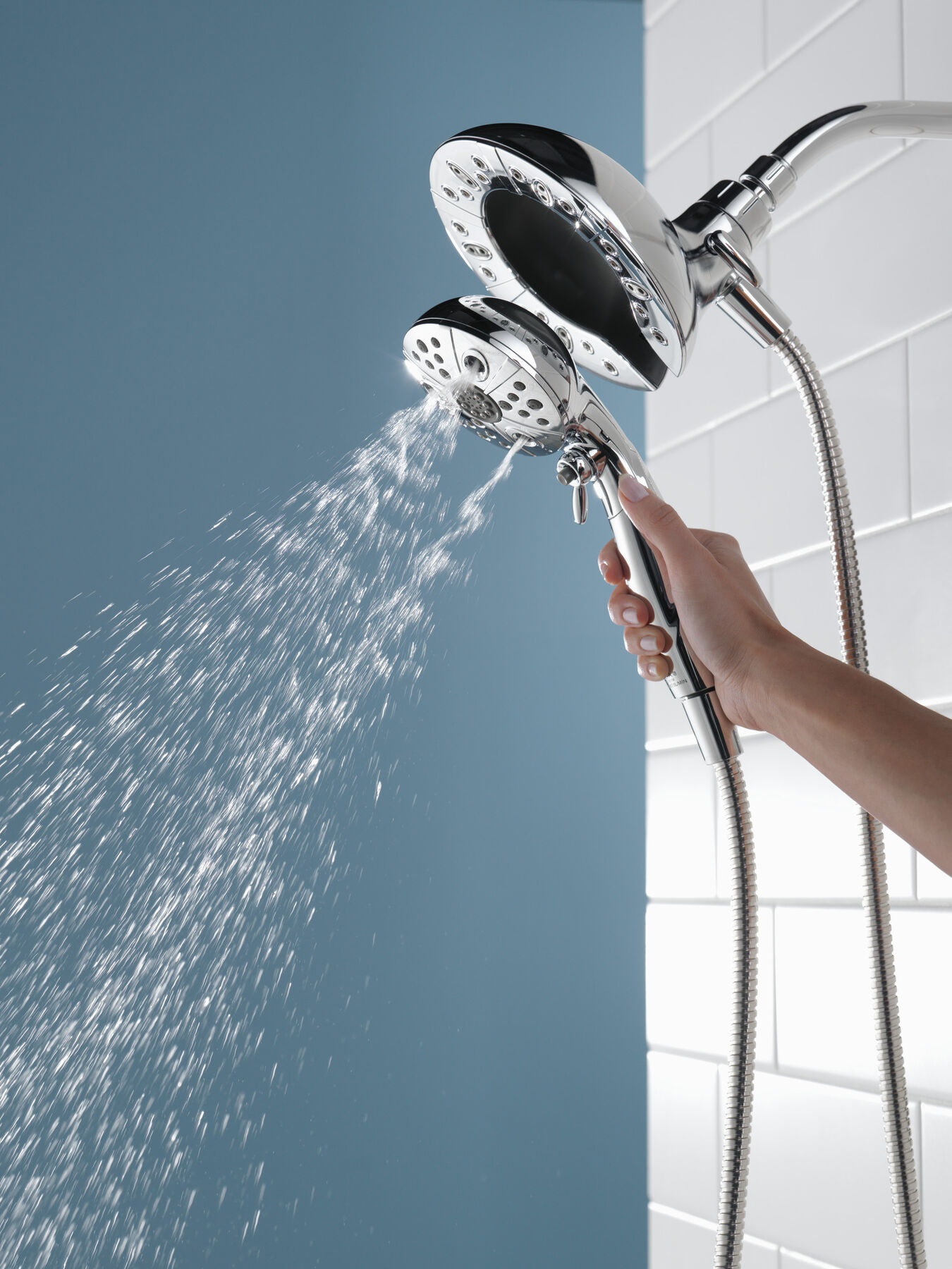 Ducha dos en uno H2Okinetic® In2ition® de 5 funciones, imagen 4