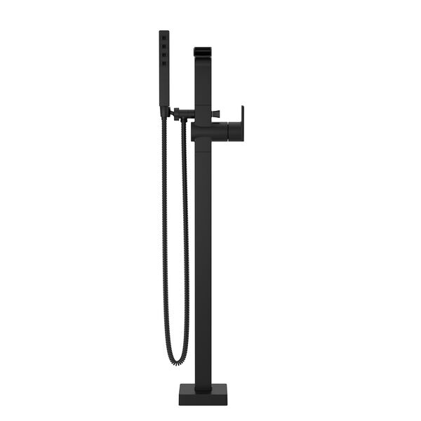 Accesorios de llave de llenado para bañera de montaje en piso con ducha manual 1L (producto recertificado)