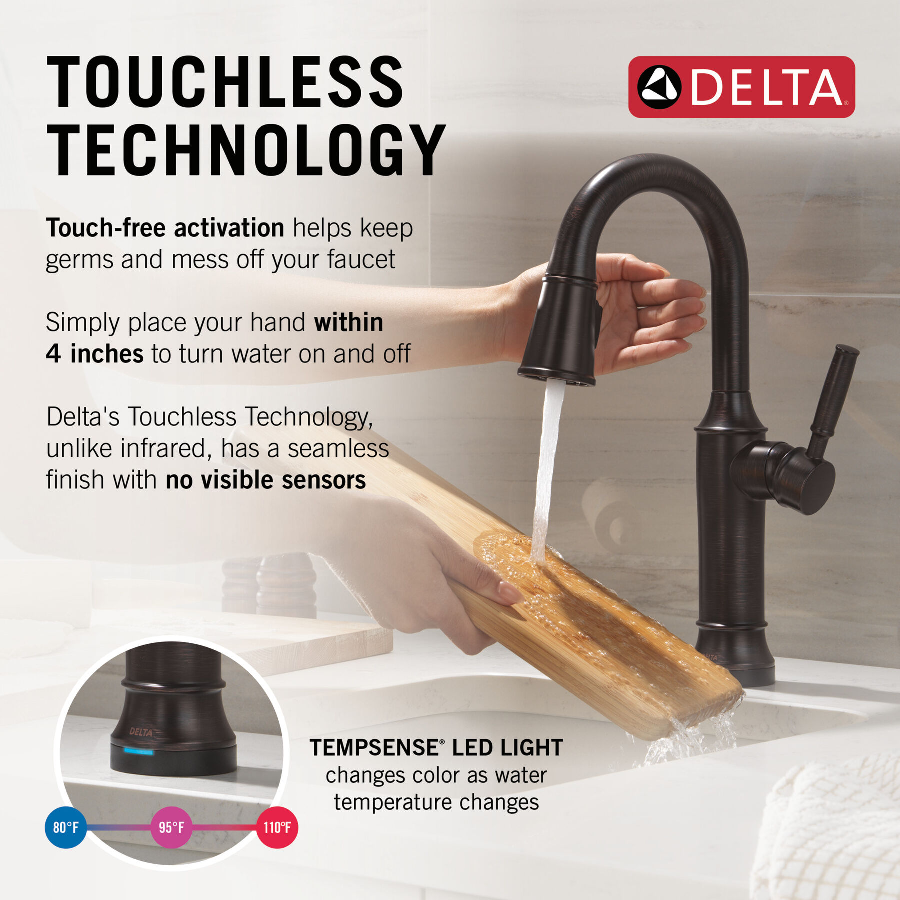 Touch2O® Bar / Prep Faucet with Touchless Technology, image 11