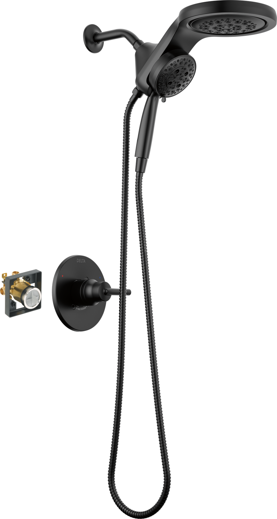 Shower Trim with HydroRain Shower Head and Rough Bundle - 14 Series, image 2