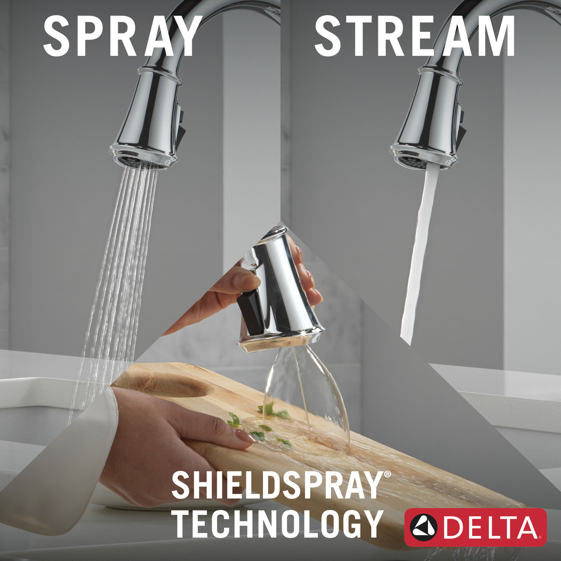 Touch<sub>2</sub>O® Technology Kitchen Faucet with Touchless Technology, image 9