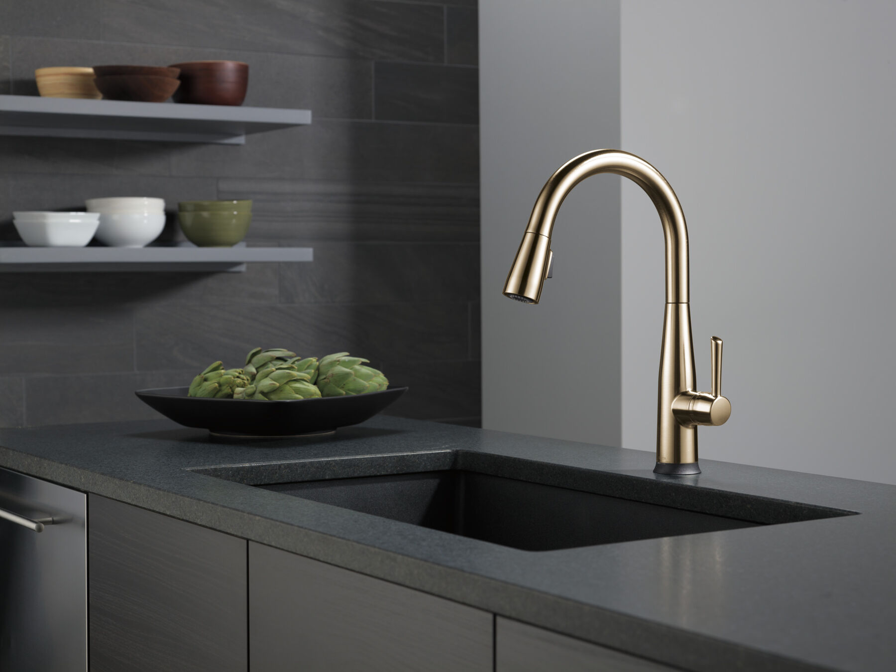 Touch2O&Voice Pull-Down Kitchen 1L with Soap Disp Bundle, image 7