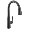 Llave de una manija con tubo de salida deslizable para cocina