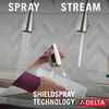 Single Handle Pull-Down Touch<sub>2</sub>O® Technology Kitchen Faucet with Touchless Technology and Soap Dispenser