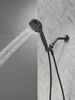 6-Setting Hand Shower with Cleaning Spray in Matte Black - 2.5 GPM