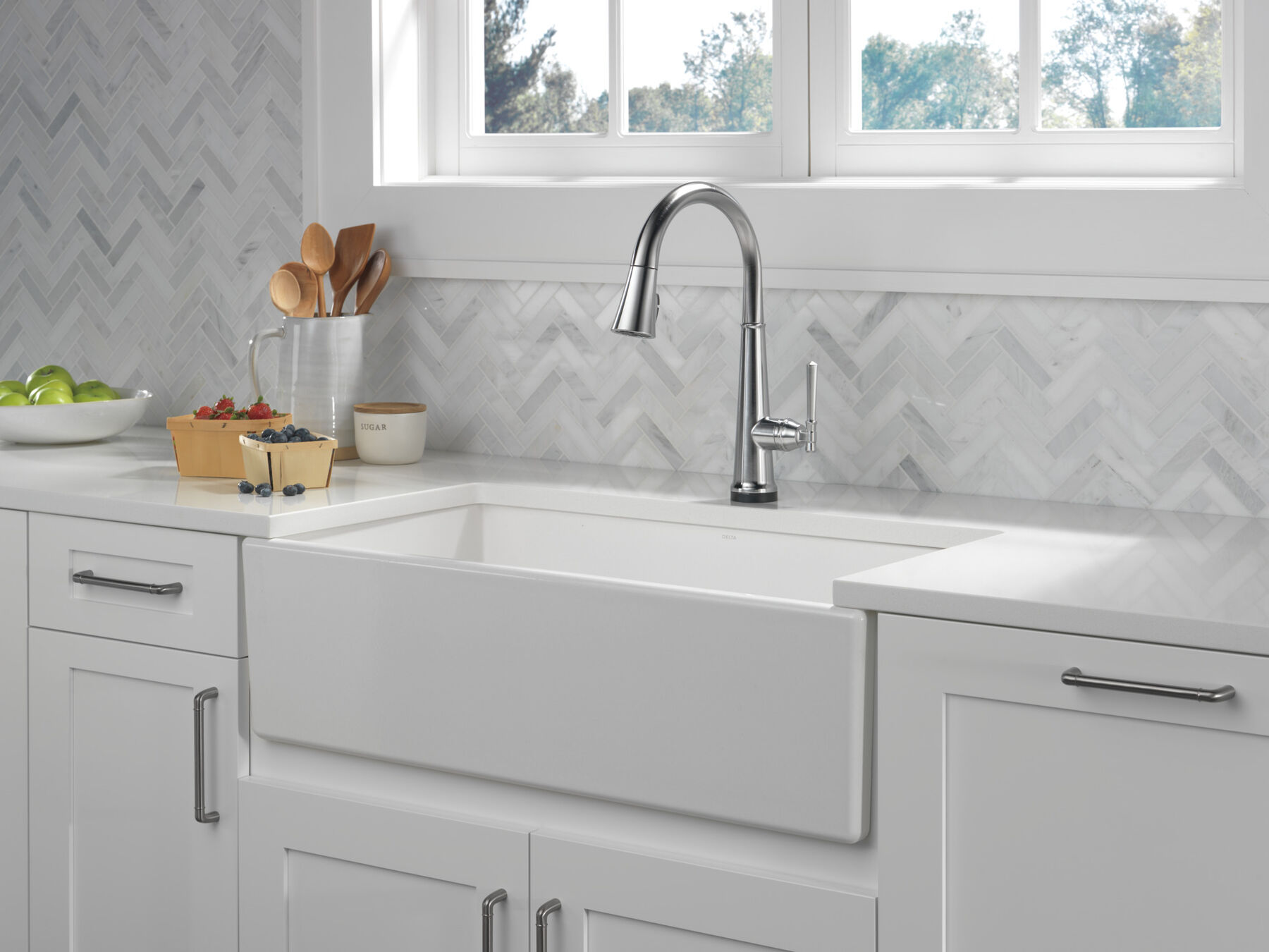 Llave para cocina monomando extensible con tecnología Touch<sub>2</sub>O®, imagen 5