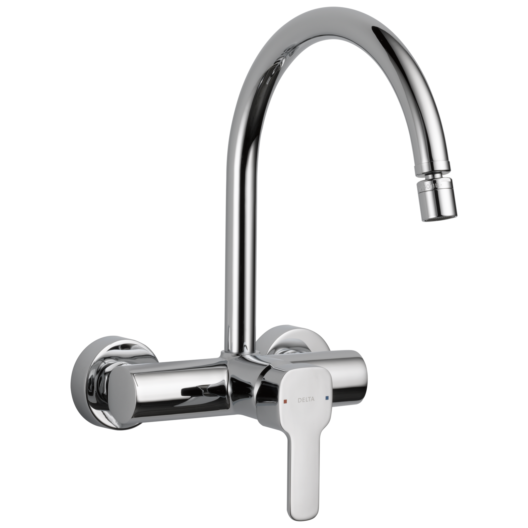Llave para cocina de una manija para válvula no amurada