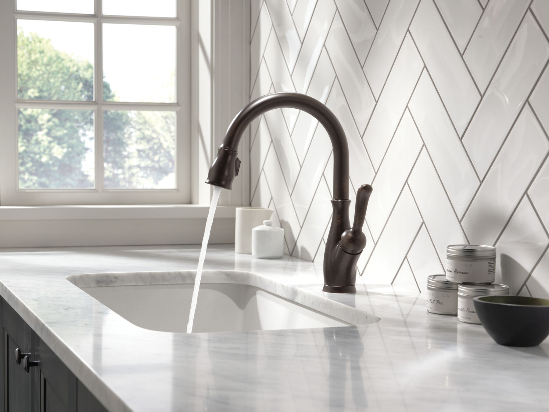 Llave para cocina monomando extensible con tecnología ShieldSpray® (producto recertificado), imagen 6