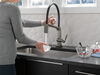 Llave monomando para cocina con manguera expuesta y tecnología Touch<sub>2</sub>O