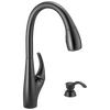Llave de una manija con tubo de salida deslizable para cocina