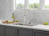Single Handle Pull-Down Touch<sub>2</sub>O® Technology Kitchen Faucet with Touchless Technology and Soap Dispenser
