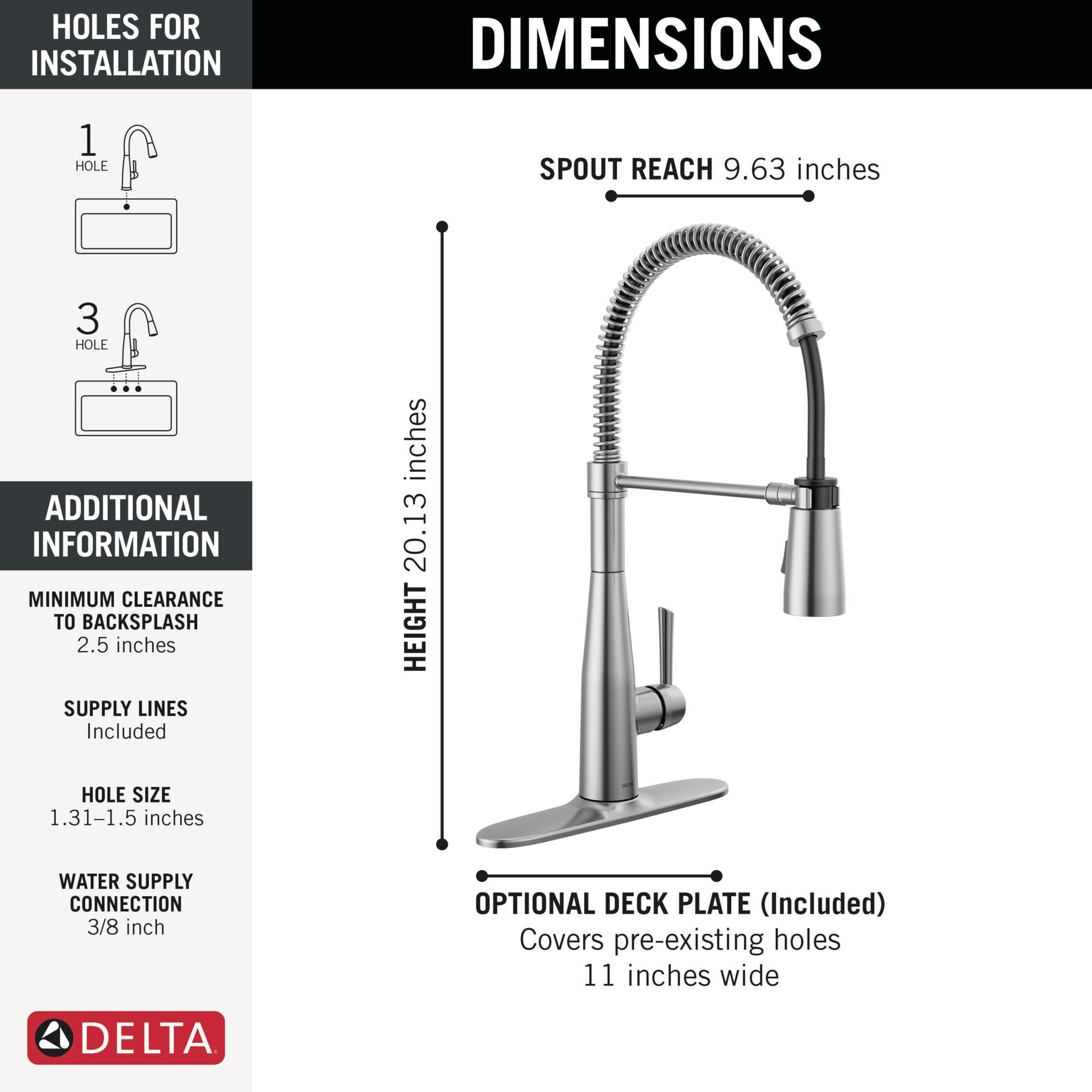 Single-Handle Pull-Down Spring Kitchen Faucet, image 3