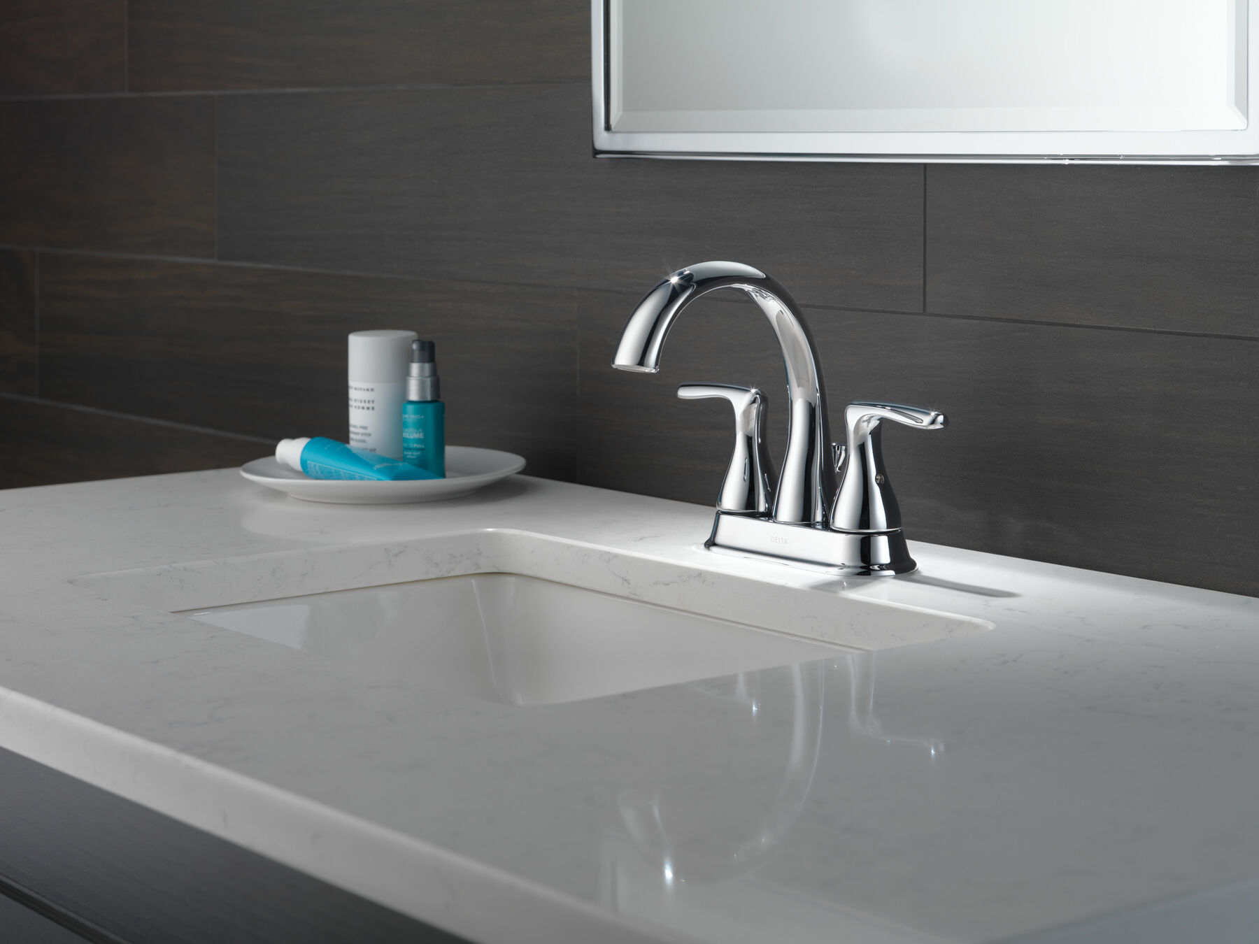 Llave para baño de combinación con dos manijas, imagen 4