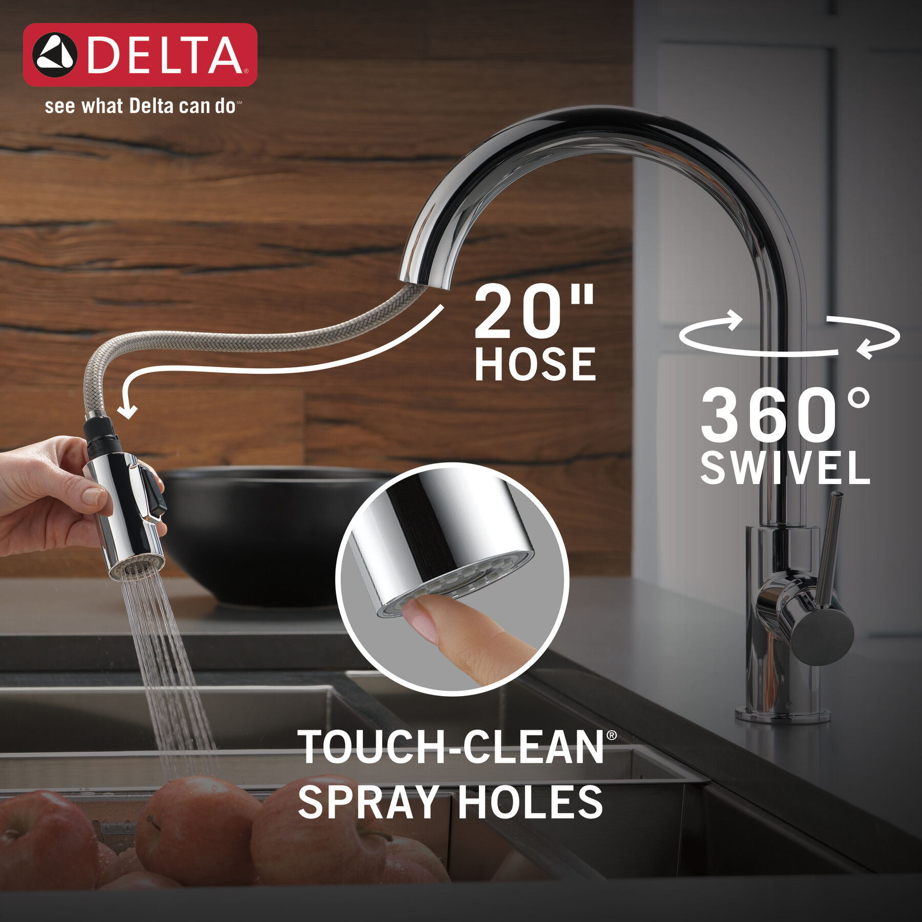 Llave para cocina monomando extensible (producto recertificado), imagen 7