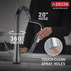 Single Handle Pull-Down Kitchen Faucet With Touch<sub>2</sub>O® Technology