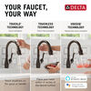 VoiceIQ® Kitchen Faucet with Touch<sub>2</sub>O® Technology with Touchless Technology