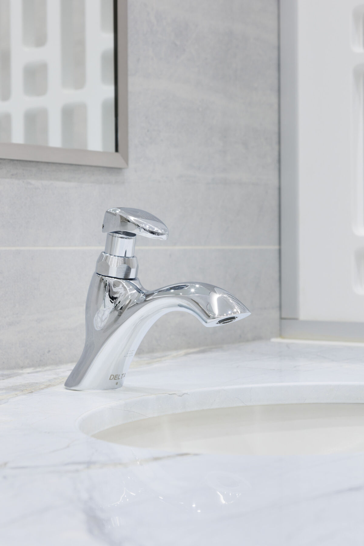 Single Hole Metering Slow-Close Bathroom Faucet, image 6