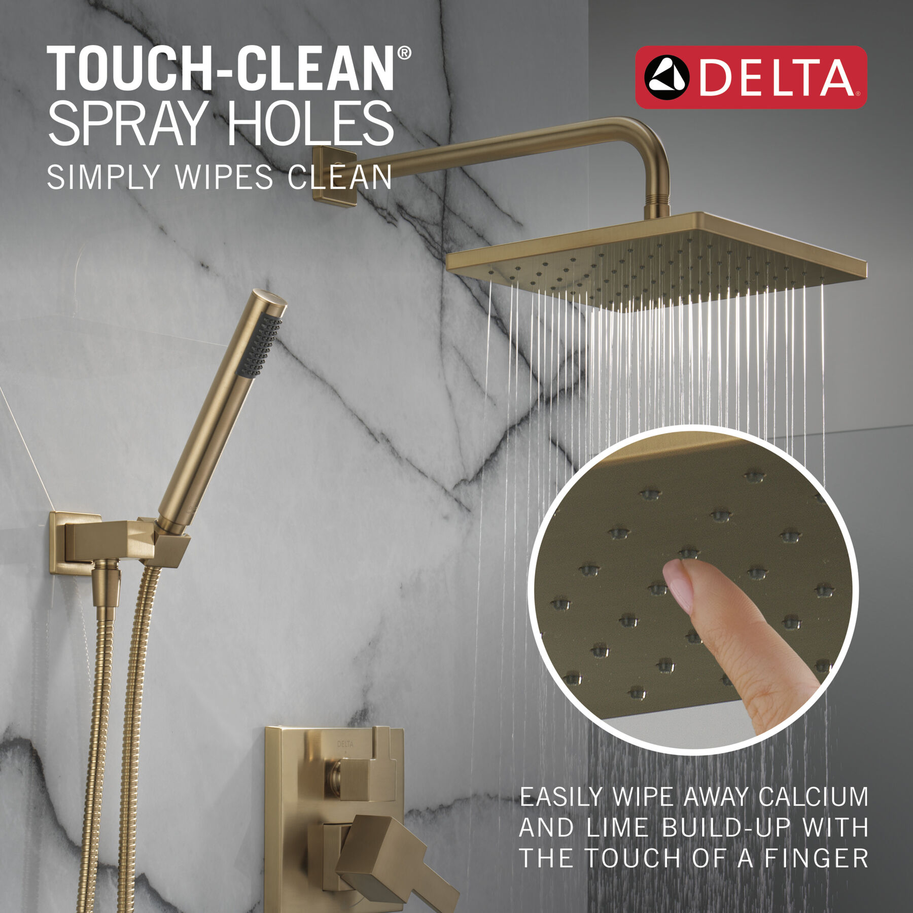 Raincan Shower Rough & Trim w/ HS 1L 14S (Recertified), image 3