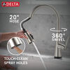 Single Handle Pull-Down Touch<sub>2</sub>O® Technology Kitchen Faucet with Touchless Technology