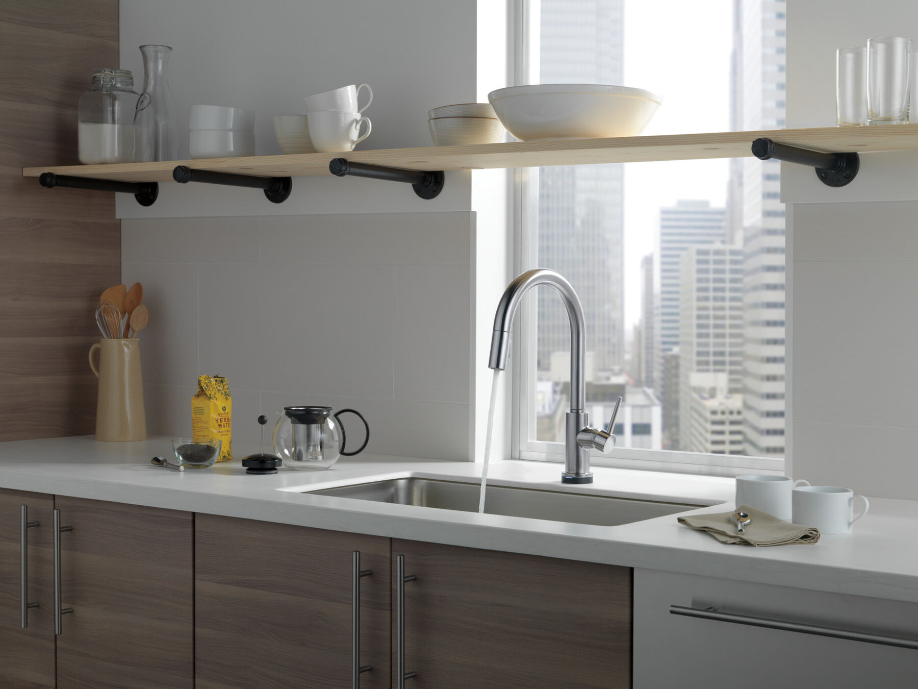 Llave para cocina monomando extensible con Touch (producto recertificado), imagen 11