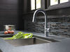 Llave para barra/encimera de cocina monomando extensible, giro limitado