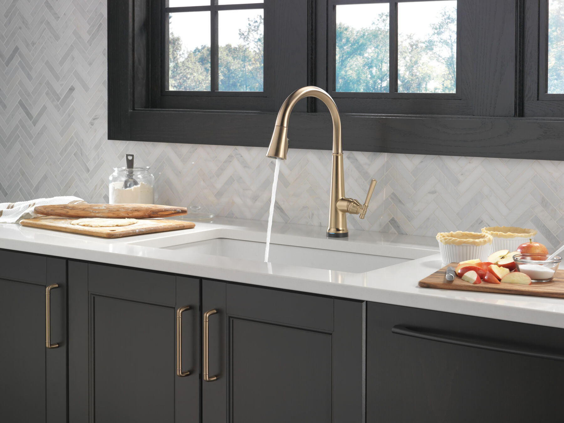 Llave para cocina monomando extensible con tecnología Touch<sub>2</sub>O®, imagen 10