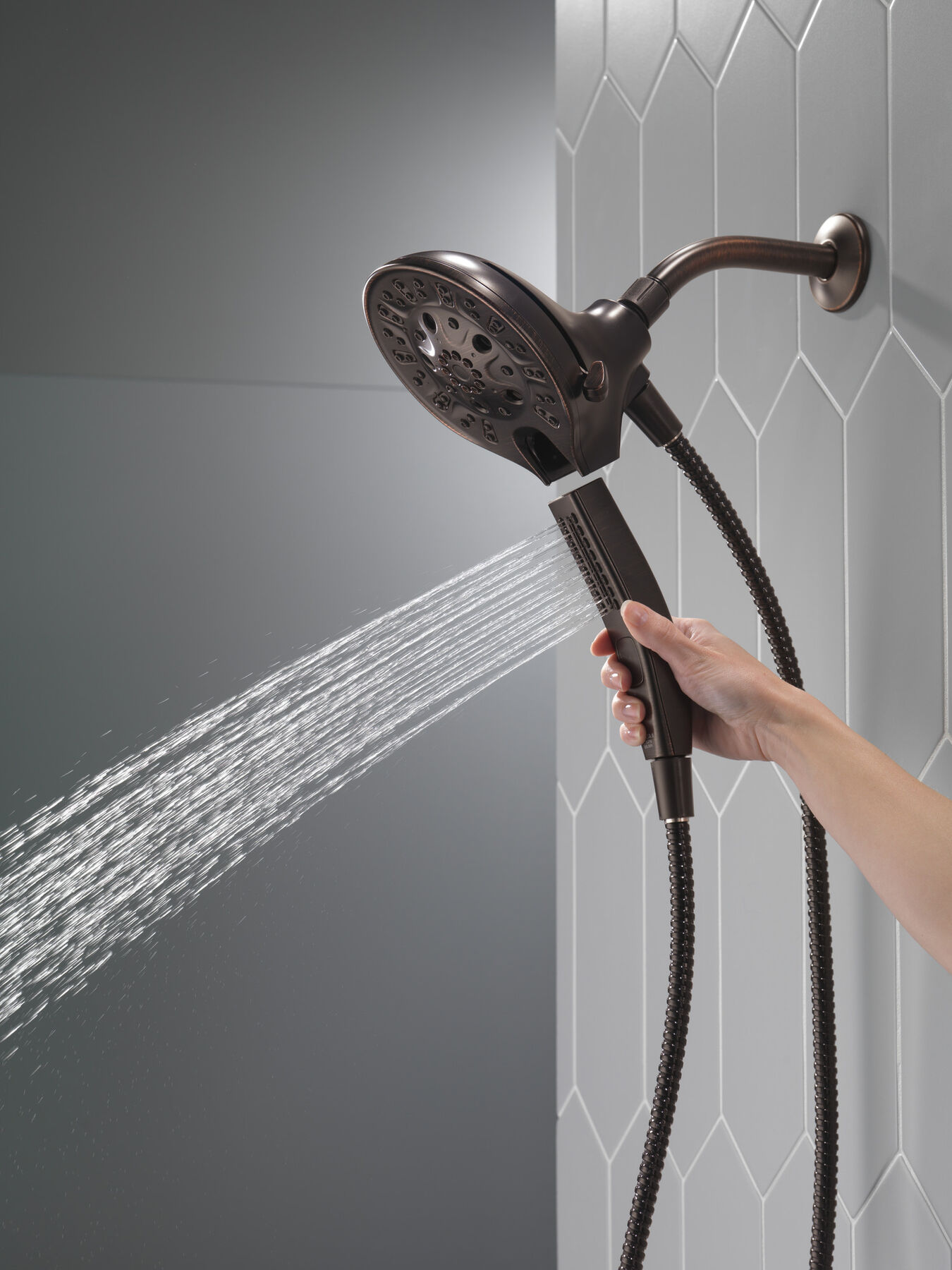Ducha dos en uno H2Okinetic® In2ition® de 5 funciones, imagen 9