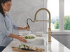 Single Handle Pull-Down Spring Kitchen Faucet