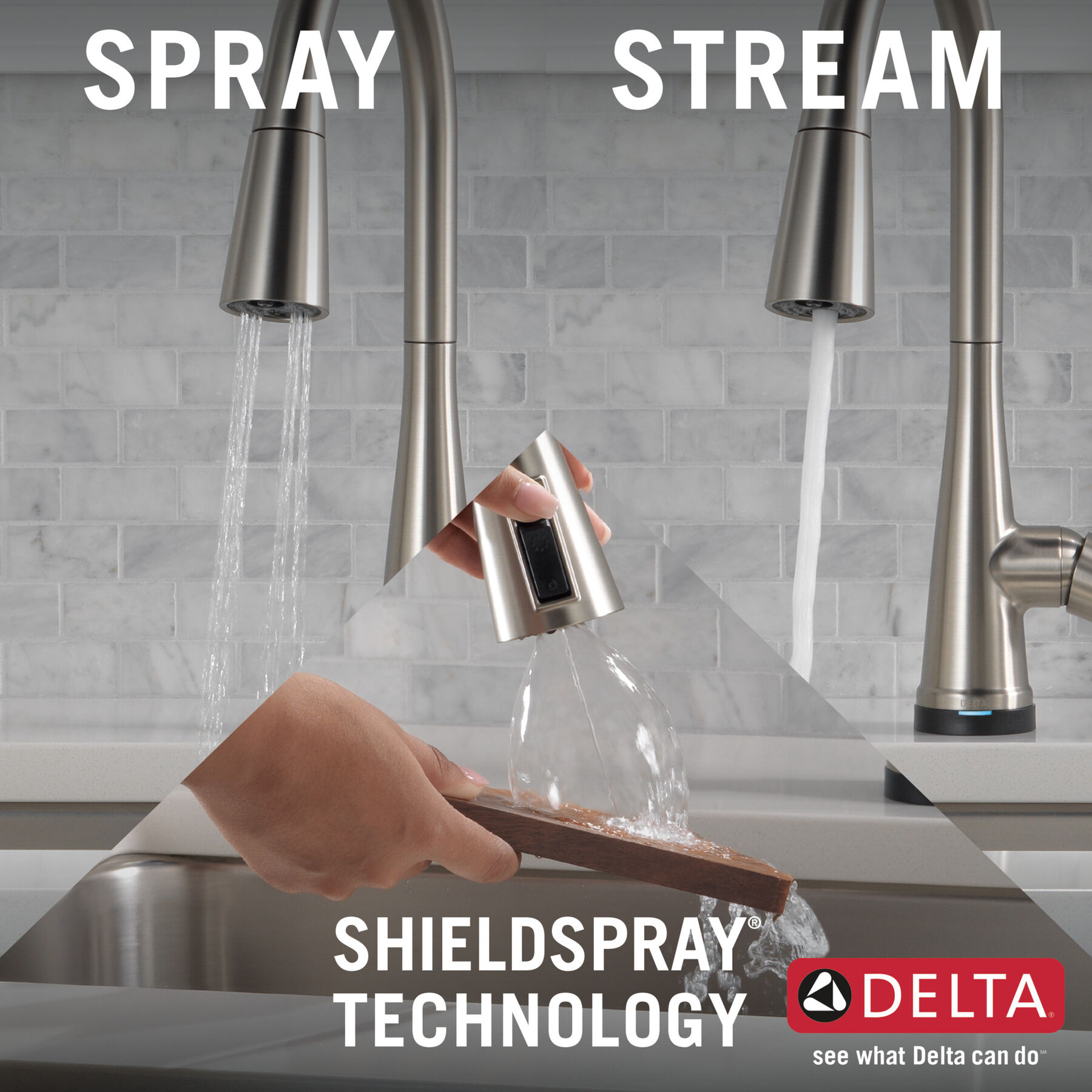 Touch<sub>2</sub>O® Technology Pull-Down Kitchen 1L w/Soap (Recertified), image 7