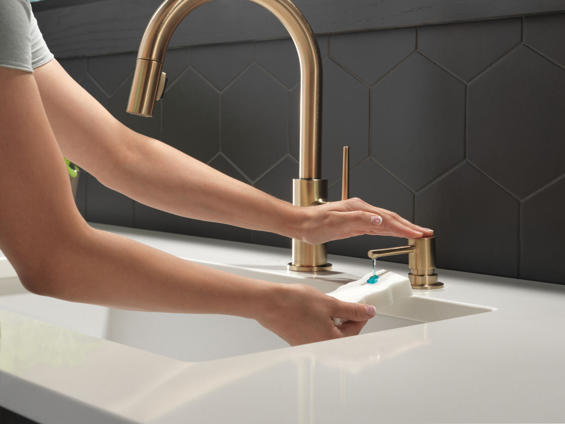 Llave para cocina monomando extensible (producto recertificado), imagen 10