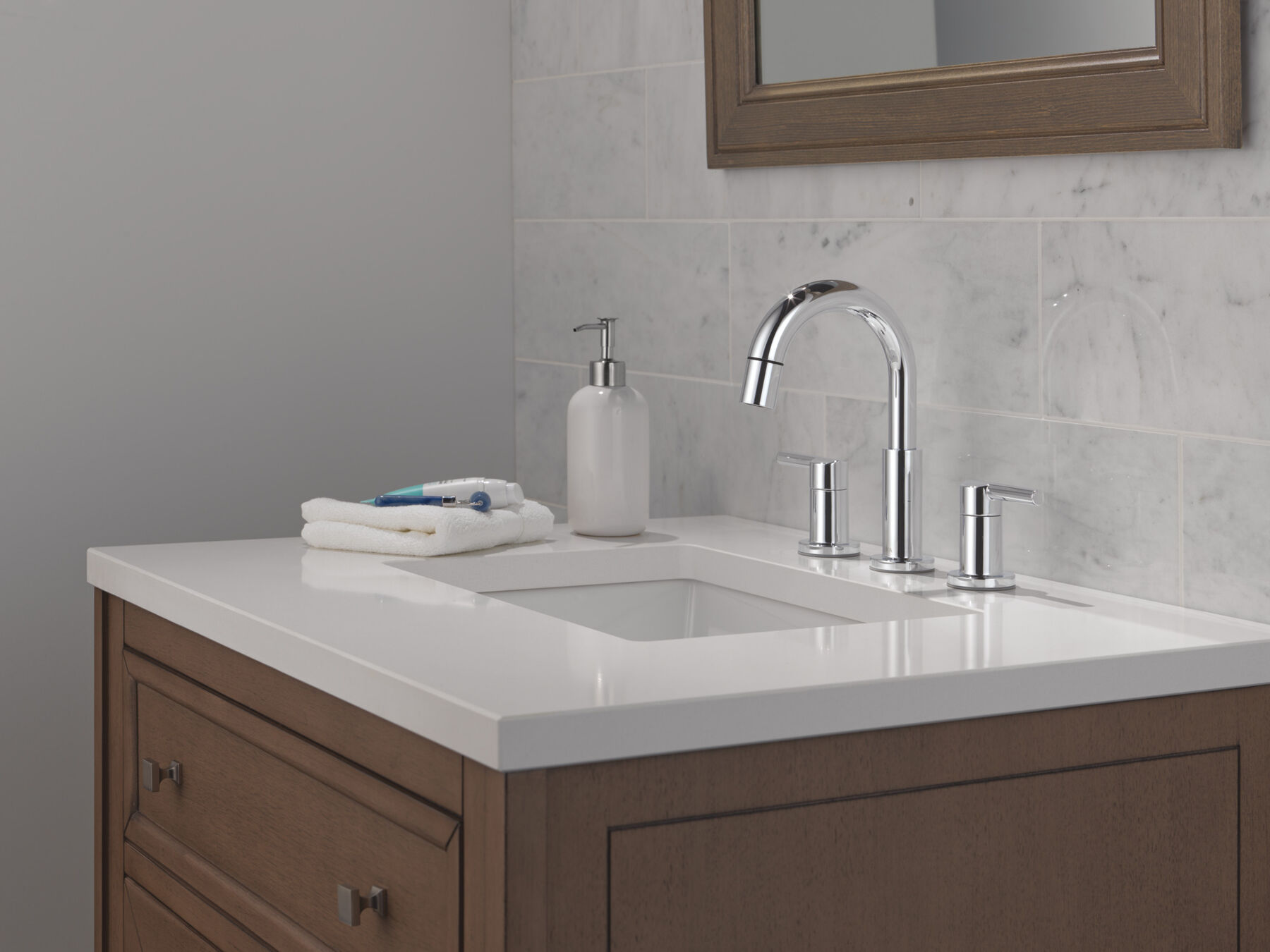 Llave para baño extensible independiente de dos manijas, imagen 10