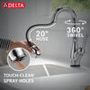 Llave para barra/preparación de alimentos Touch2O® con tecnología Touchless